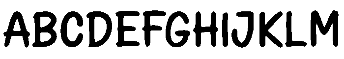 Panther Brush Regular Font UPPERCASE
