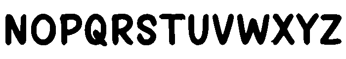 Panther Brush Regular Font LOWERCASE