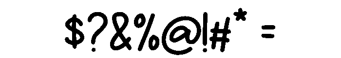 Papaya California Font OTHER CHARS