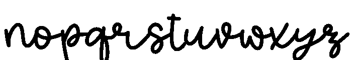 Papaya California Font LOWERCASE