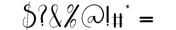 Paper Autography Font OTHER CHARS