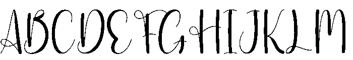 Paper Autography Font UPPERCASE
