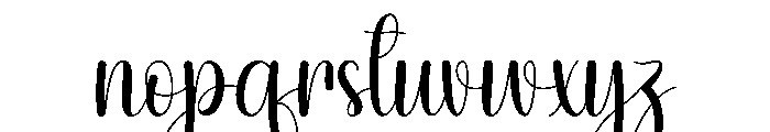 Paper Autography Font LOWERCASE