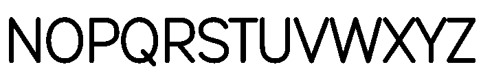 Paper Cloud Font UPPERCASE
