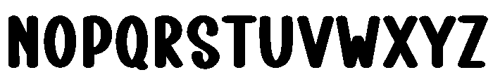 Paper Colored Font LOWERCASE