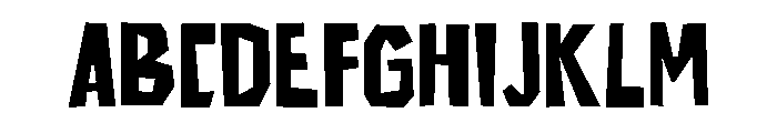 Paper Crease Font UPPERCASE