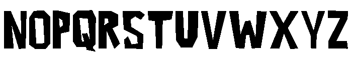 Paper Crease Font UPPERCASE
