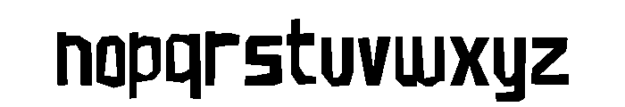 Paper Crease Font LOWERCASE