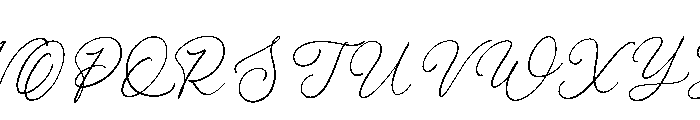 Paper Creme Font UPPERCASE