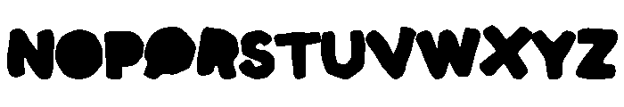 Paper Cutsy Font UPPERCASE