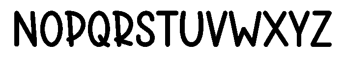 Paper Easter Font LOWERCASE