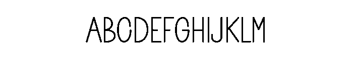 Paper Goods Font UPPERCASE