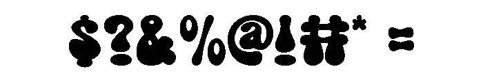 Paper Groovy Font OTHER CHARS