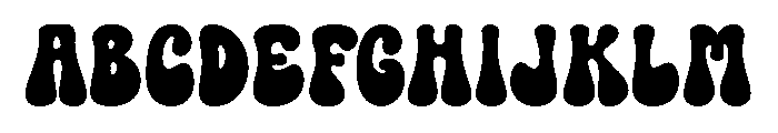 Paper Groovy Font UPPERCASE
