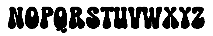 Paper Groovy Font UPPERCASE