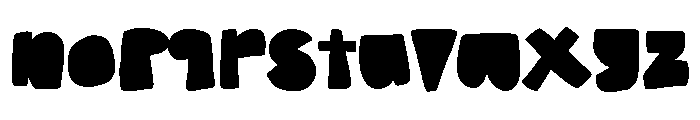Paper Michut Regular Font LOWERCASE