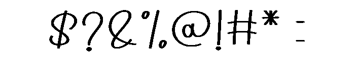 Paper Pancils Font OTHER CHARS