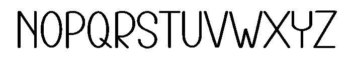 Paper Pancils Font UPPERCASE