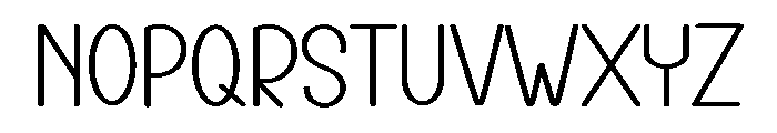 Paper Pancils Font LOWERCASE