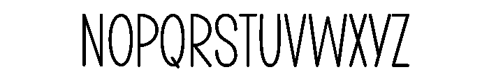 Paper Rabbit Regular Font LOWERCASE