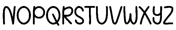 Paper Sunflower Font LOWERCASE
