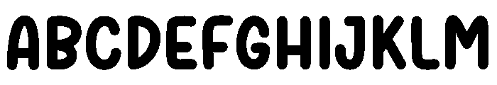 Paper mood Font UPPERCASE