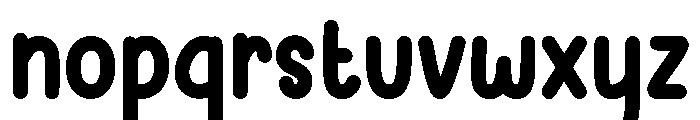 Paper mood Font LOWERCASE