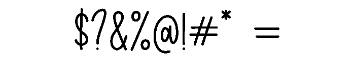 PaperCurly Font OTHER CHARS