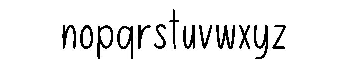 PaperCurly Font LOWERCASE