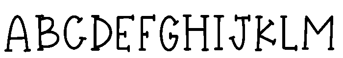Paperbound Font UPPERCASE