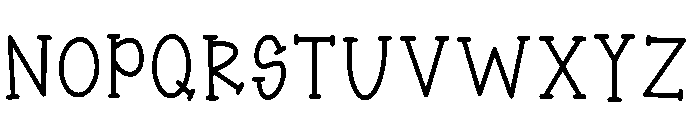 Paperbound Font UPPERCASE