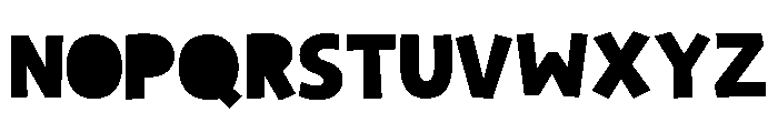 Papercut Regular Font UPPERCASE