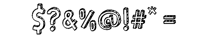 Paperior Font OTHER CHARS