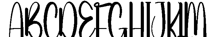 Paperlane Font UPPERCASE