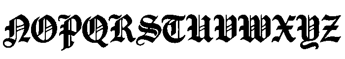Papers Font UPPERCASE