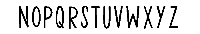 Paperstory Font LOWERCASE