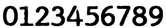 Paperstrike Typewriter Regular Font OTHER CHARS