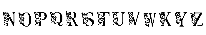 Papillon Monogram Regular Font LOWERCASE