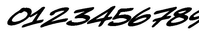 Paping Swend Oblique Font OTHER CHARS