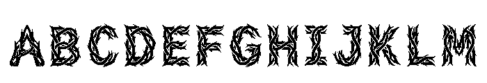 Papua Regular Font UPPERCASE