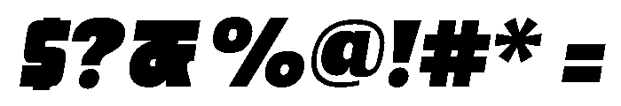 Paquero-BlackItalic Font OTHER CHARS
