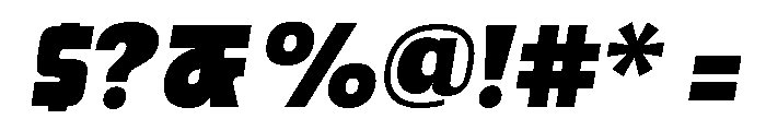 Paquero-ExtraBoldItalic Font OTHER CHARS