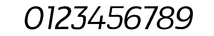 Paquero-ExtraLightItalic Font OTHER CHARS