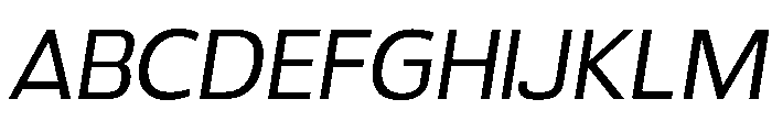 Paquero-ExtraLightItalic Font UPPERCASE