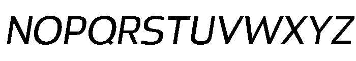 Paquero-ExtraLightItalic Font UPPERCASE