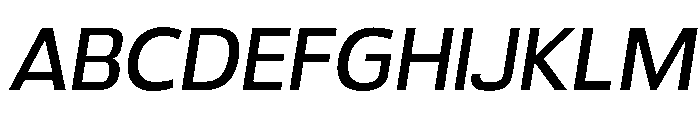 Paquero-LightItalic Font UPPERCASE