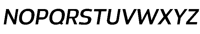Paquero-LightItalic Font UPPERCASE