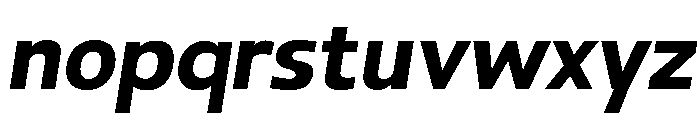 Paquero-MediumItalic Font LOWERCASE