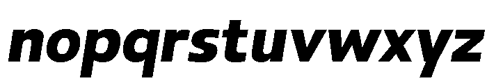 Paquero-SemiBoldItalic Font LOWERCASE