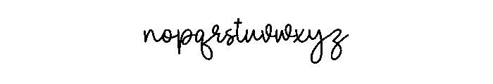 Paradise Bubble Font LOWERCASE